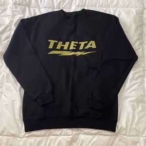 Kappa Alpha Theta Black Crewneck Sweatshirt
